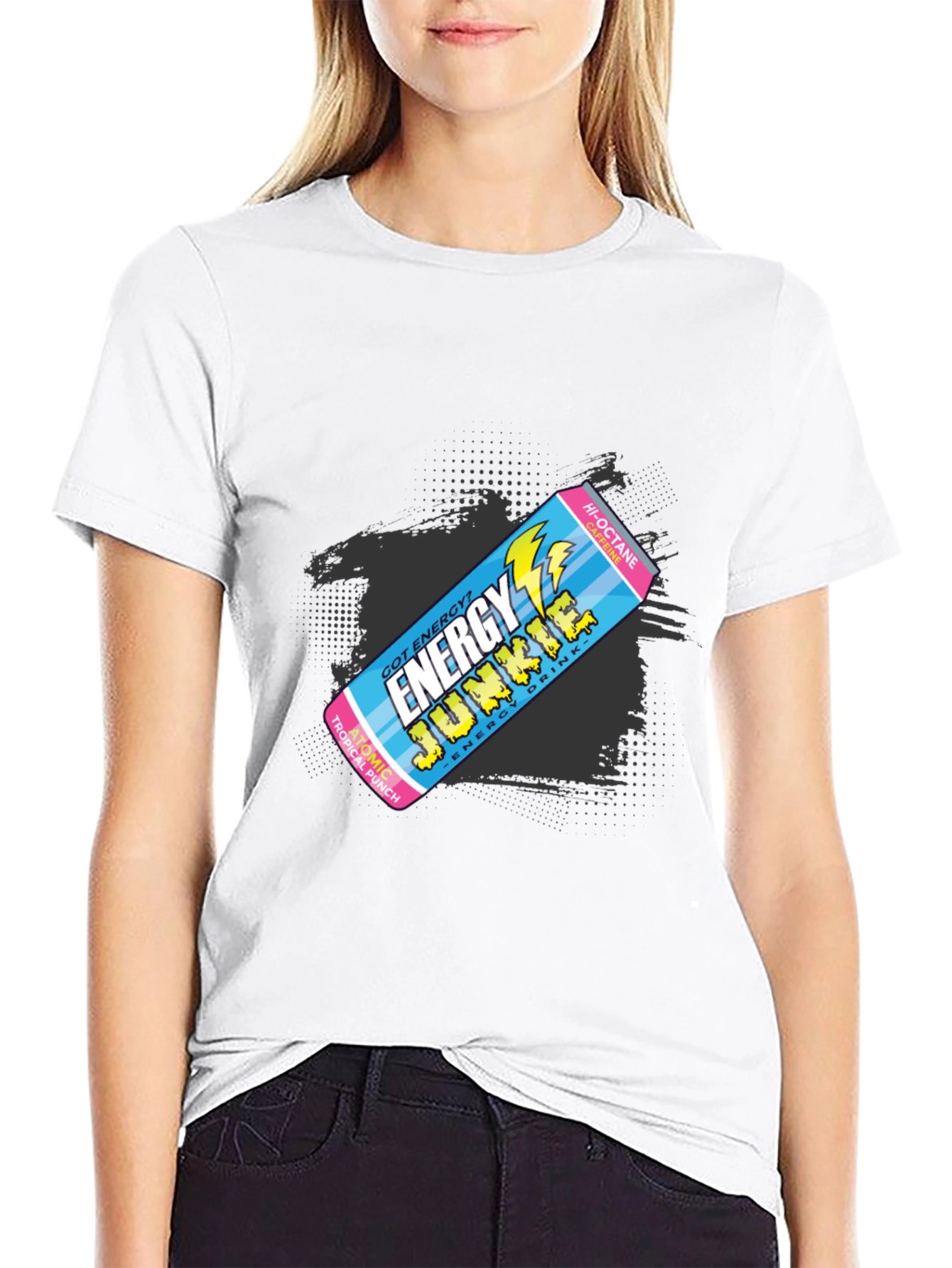 Energy Junkie Retro Graphic T-Shirt