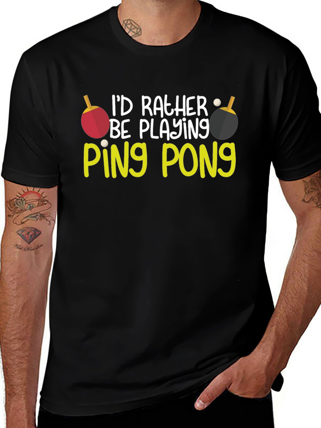 Id Rather Be Playing Ping Pong T-Shirt