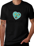 Overthinking Kills Happiness Zombie Heart T-Shirt