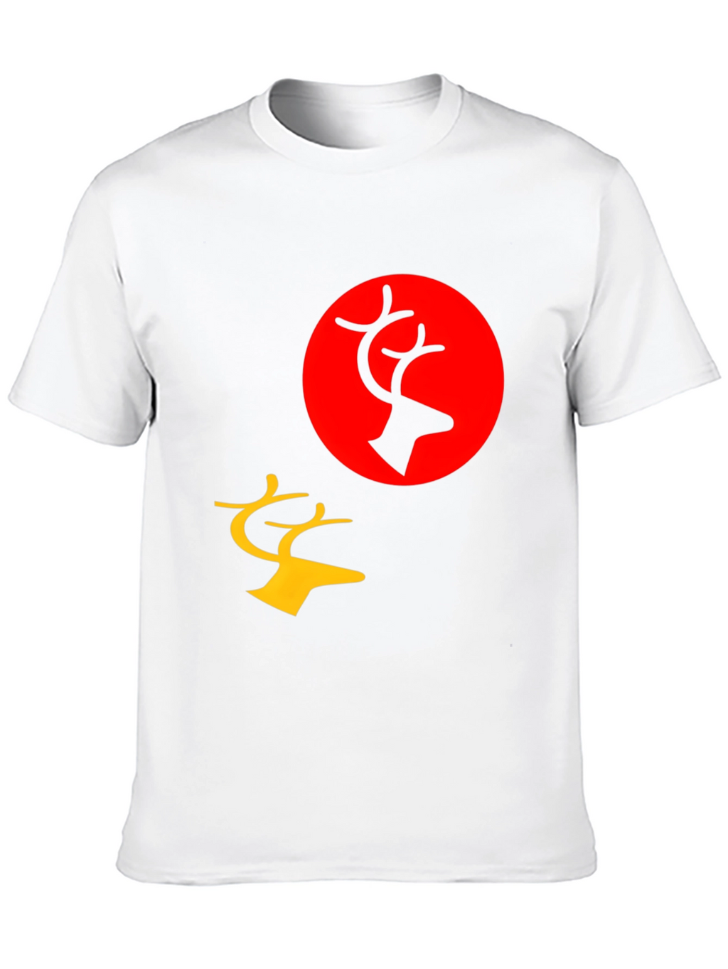 Black Deer Graphic Tee - Bold and Stylish