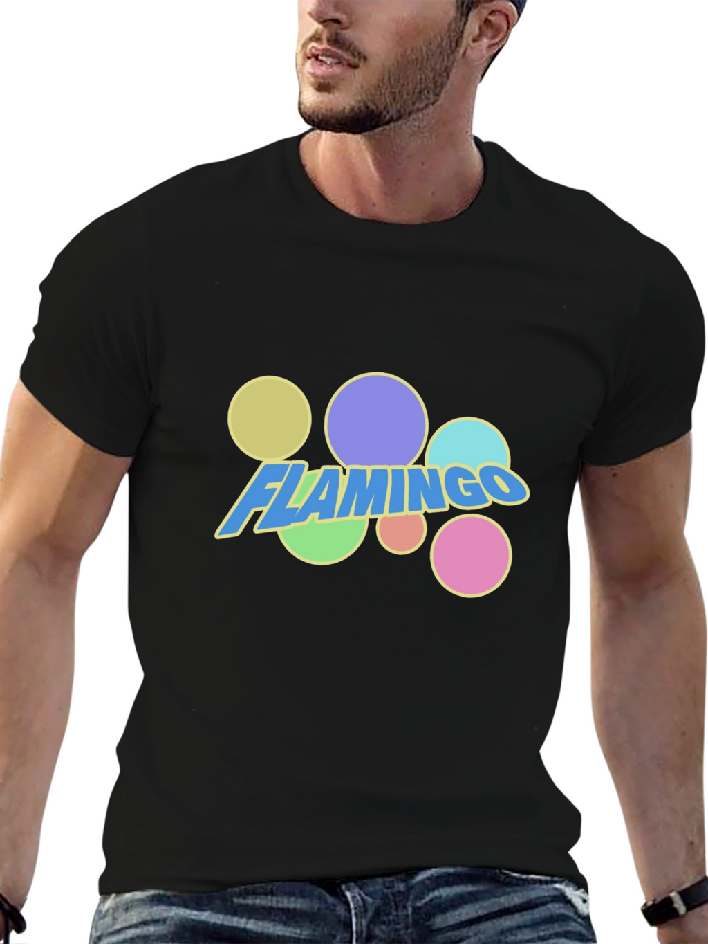 Flamingo Graphic Tee - Trendy Fun Design