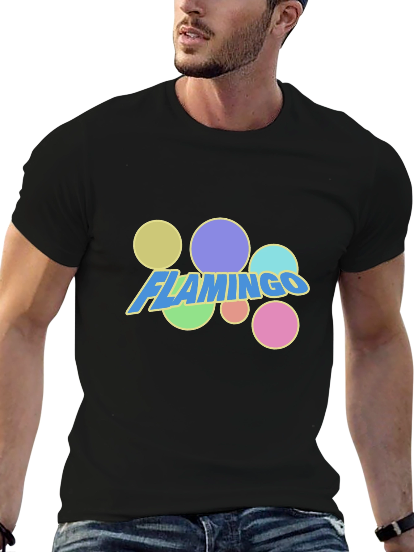 Flamingo Graphic Tee - Trendy Fun Design