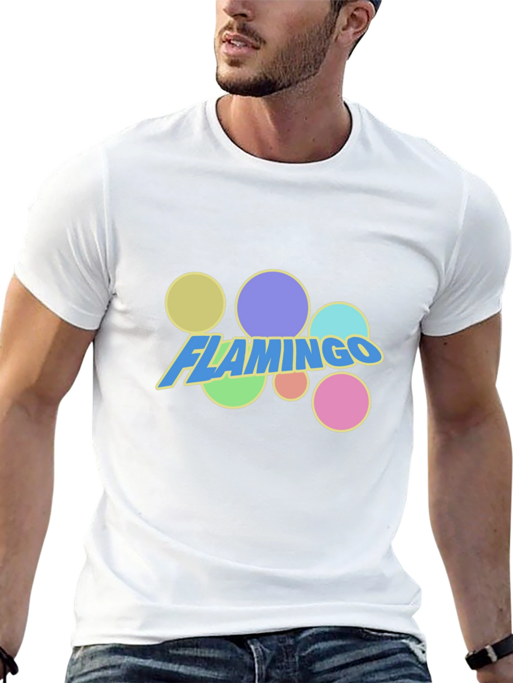 Flamingo Graphic Tee - Trendy Fun Design