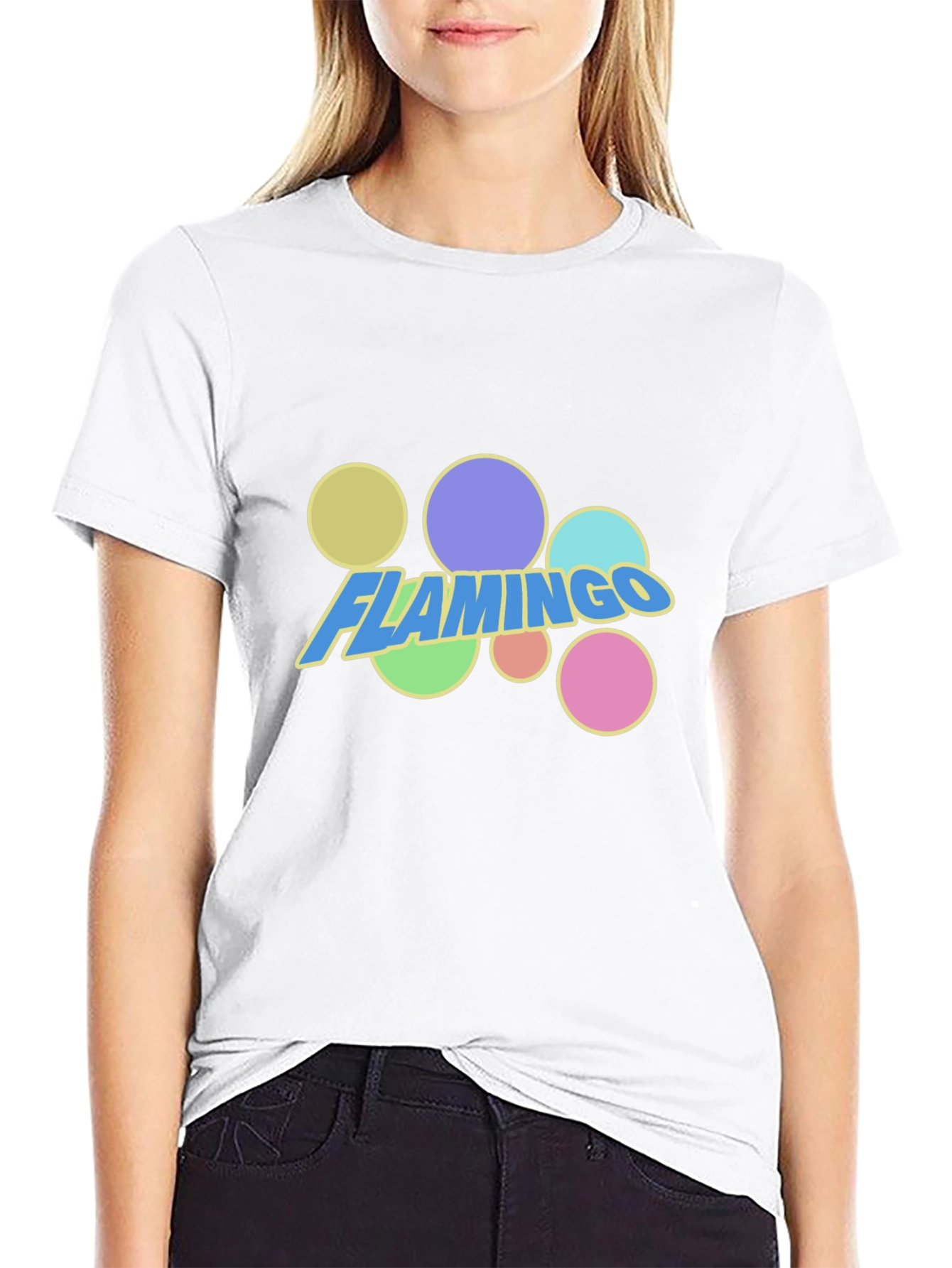 Flamingo Graphic Tee - Trendy Fun Design