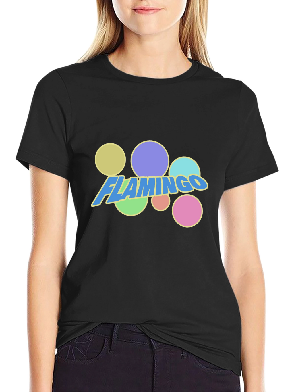 Flamingo Graphic Tee - Trendy Fun Design