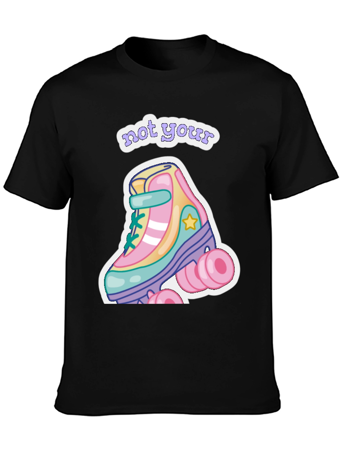 Retro Roller Skate T-Shirt - Not Your Skate!