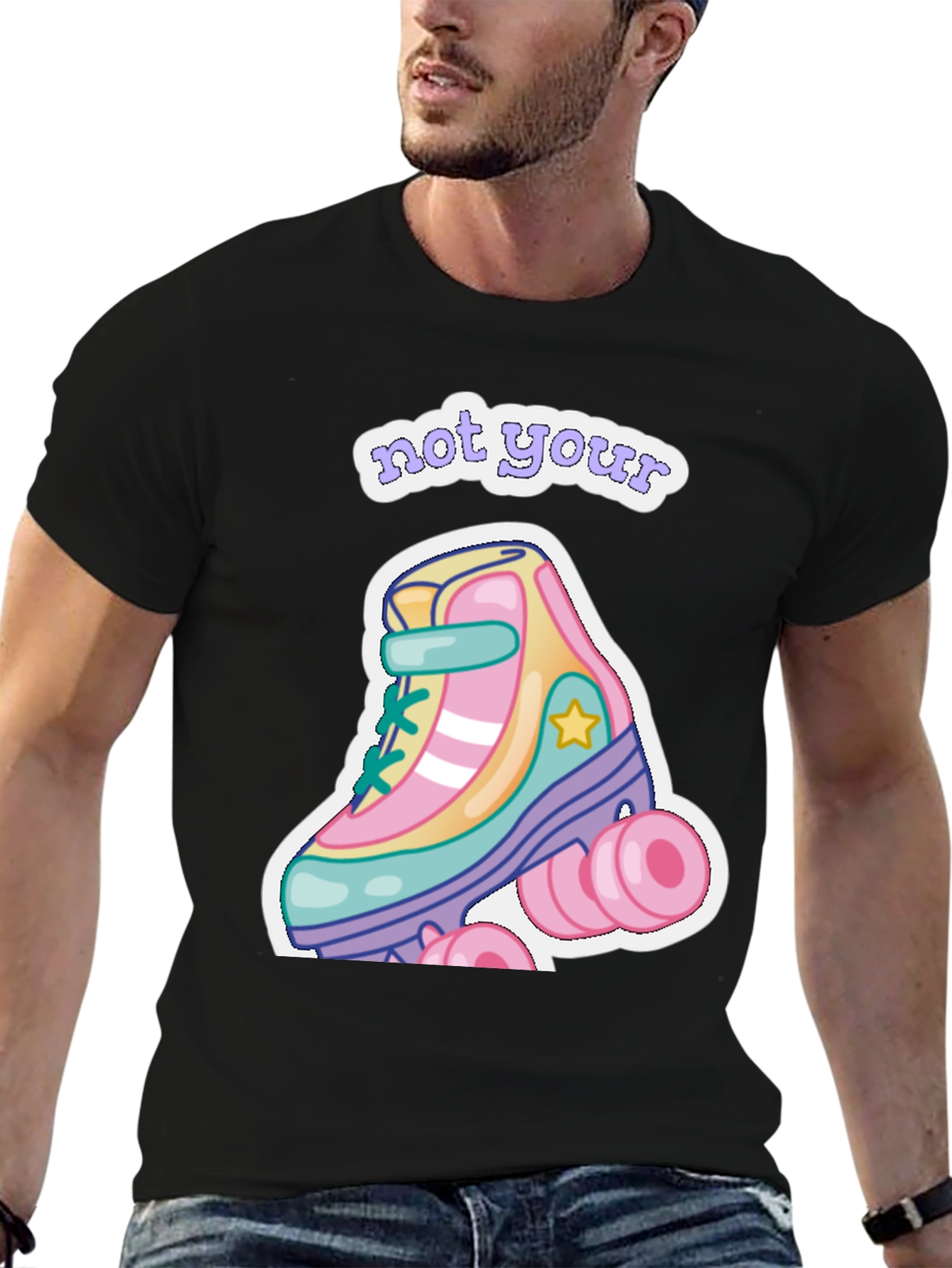 Retro Roller Skate T-Shirt - Not Your Skate!