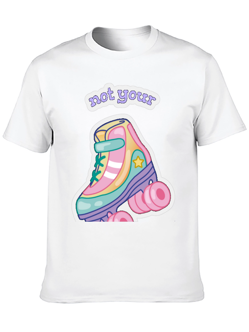 Retro Roller Skate T-Shirt - Not Your Skate!