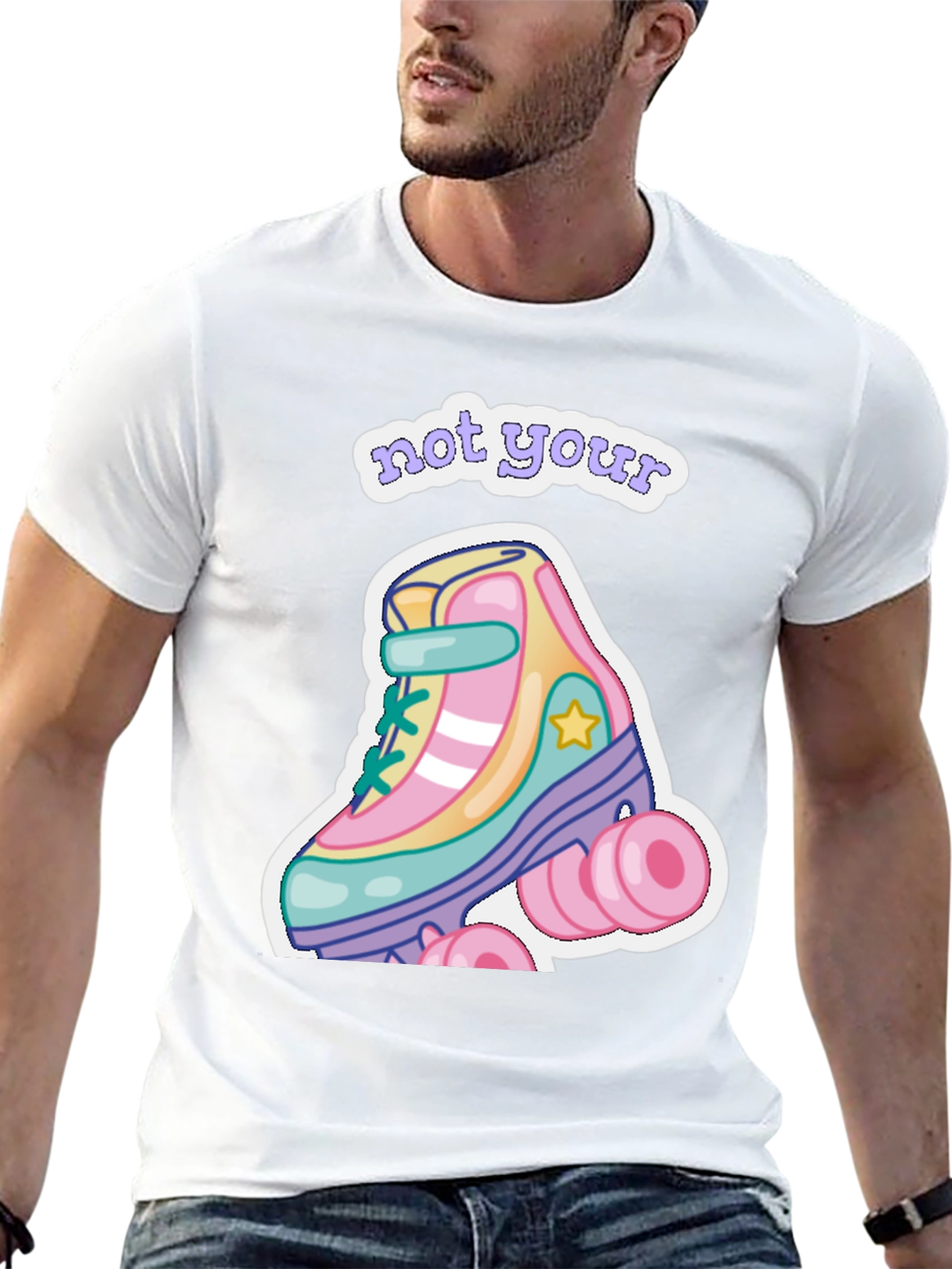 Retro Roller Skate T-Shirt - Not Your Skate!