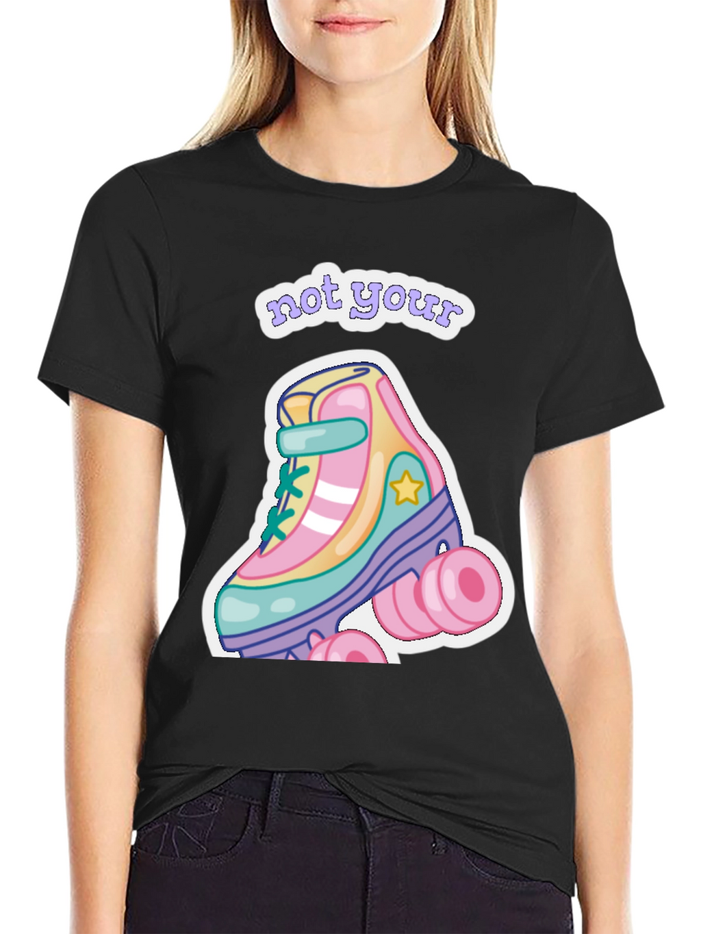 Retro Roller Skate T-Shirt - Not Your Skate!