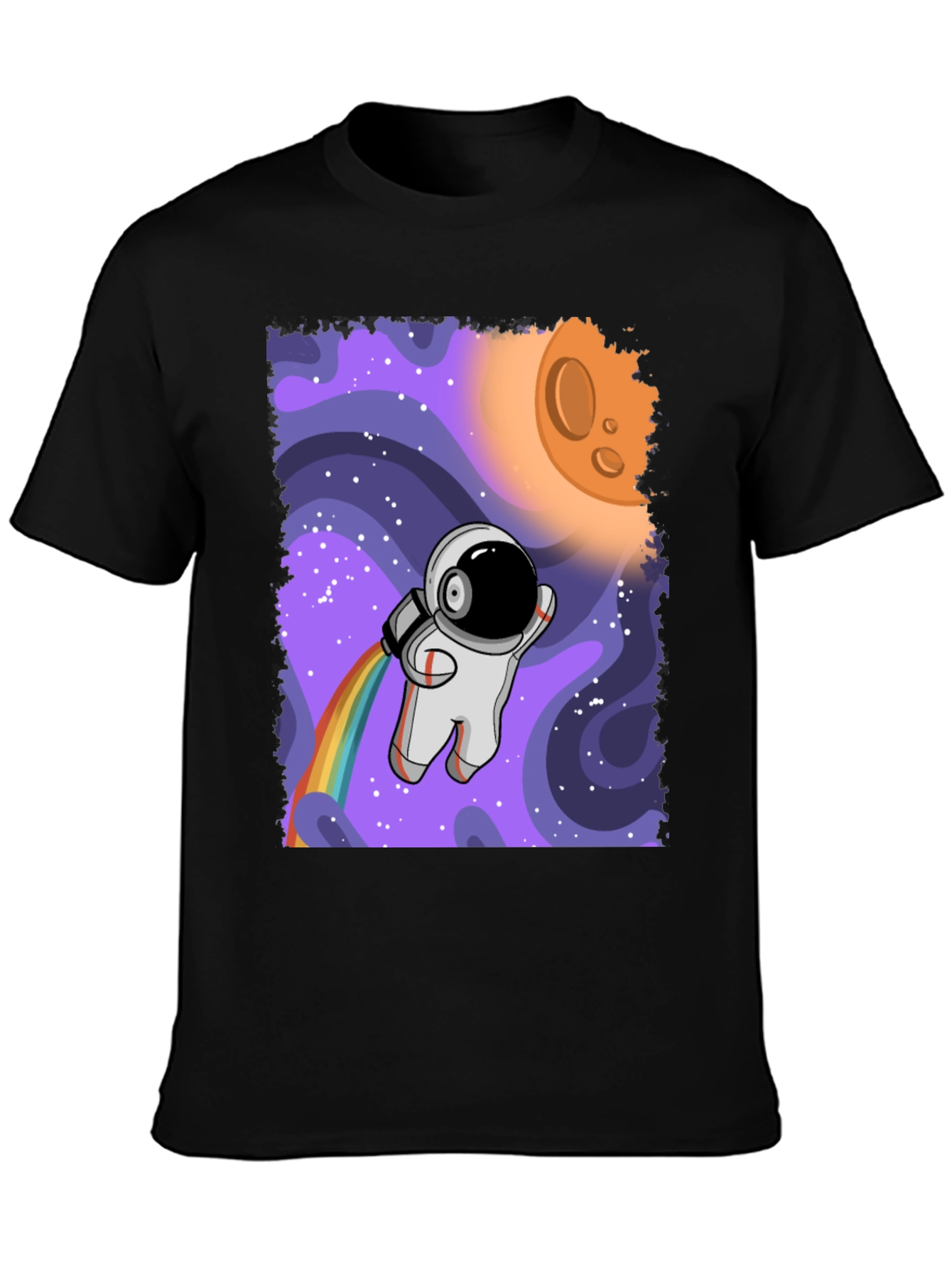 Astronaut Rainbow T-Shirt - Space Adventure