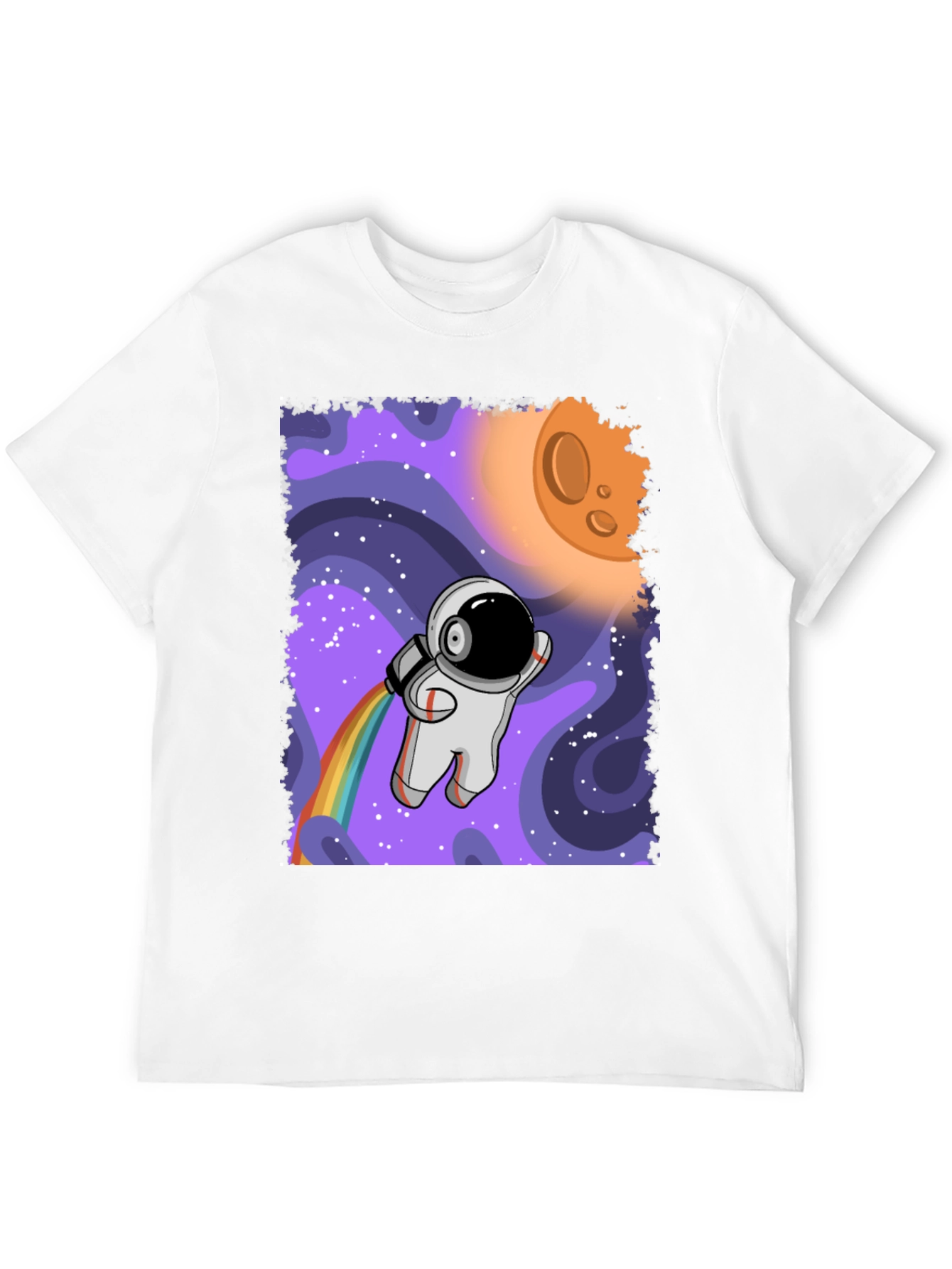 Astronaut Rainbow T-Shirt - Space Adventure