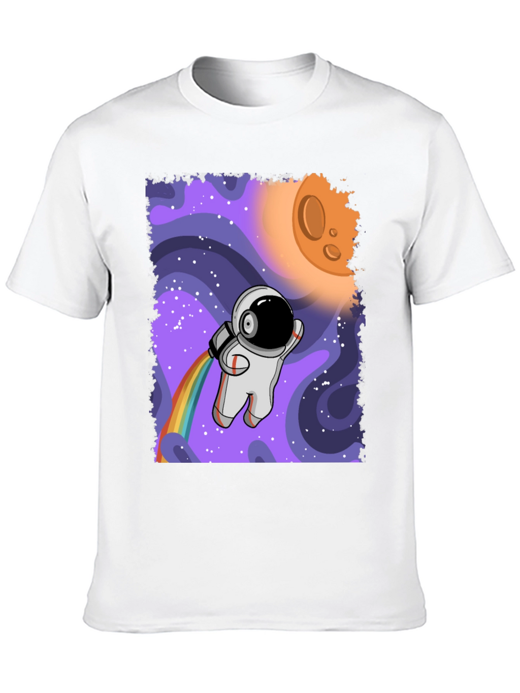 Astronaut Rainbow T-Shirt - Space Adventure