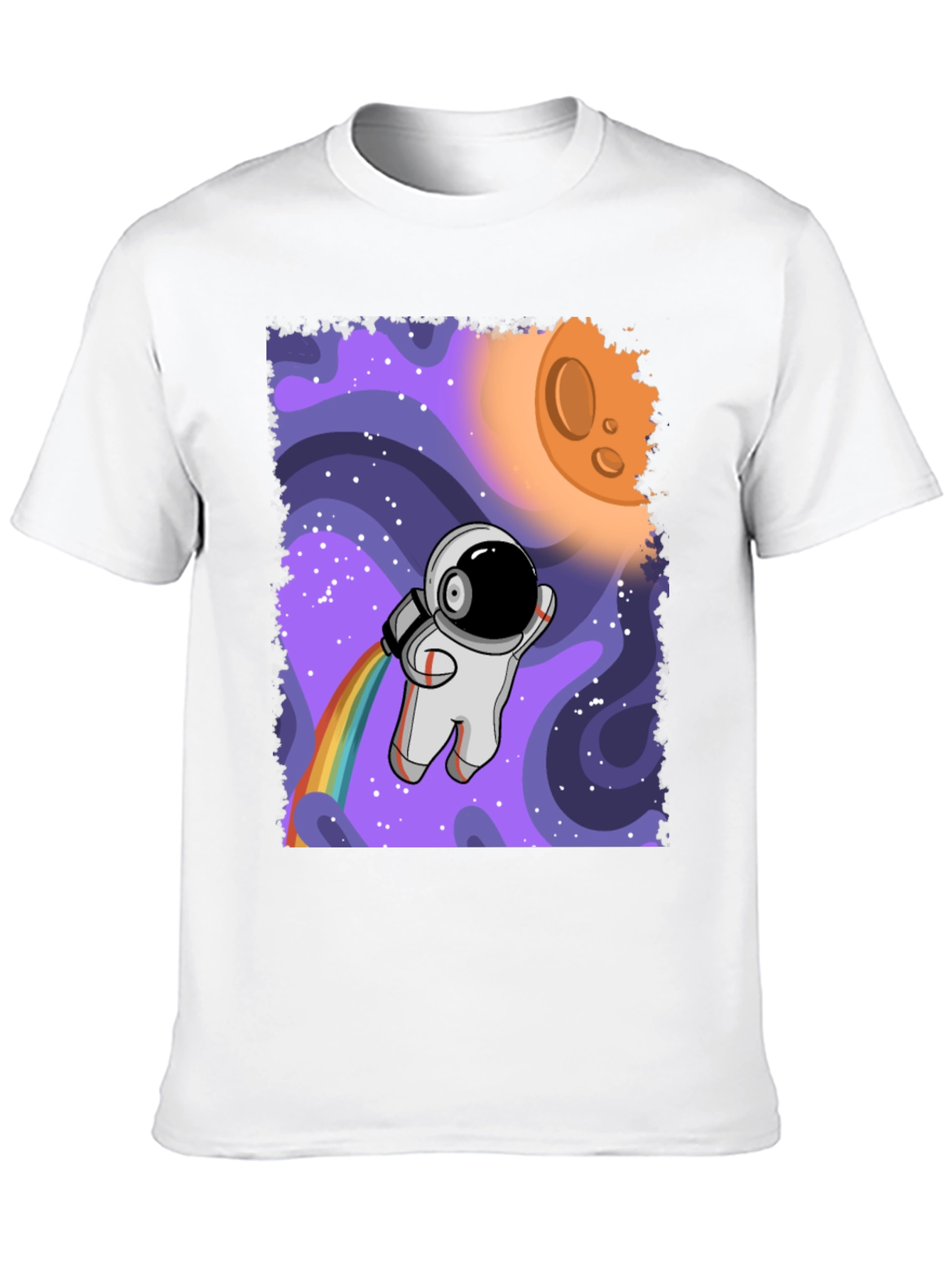 Astronaut Rainbow T-Shirt - Space Adventure