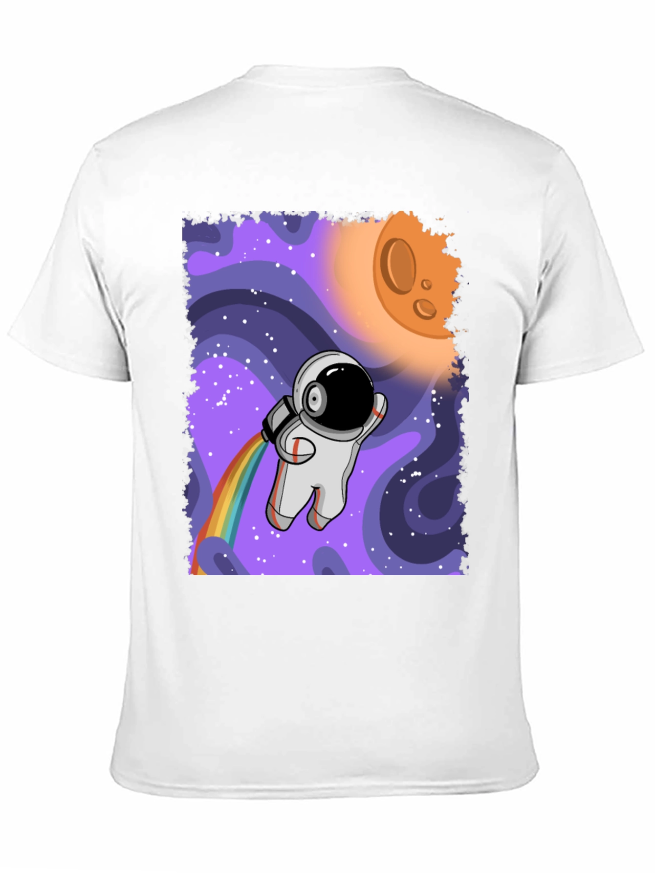 Astronaut Rainbow T-Shirt - Space Adventure