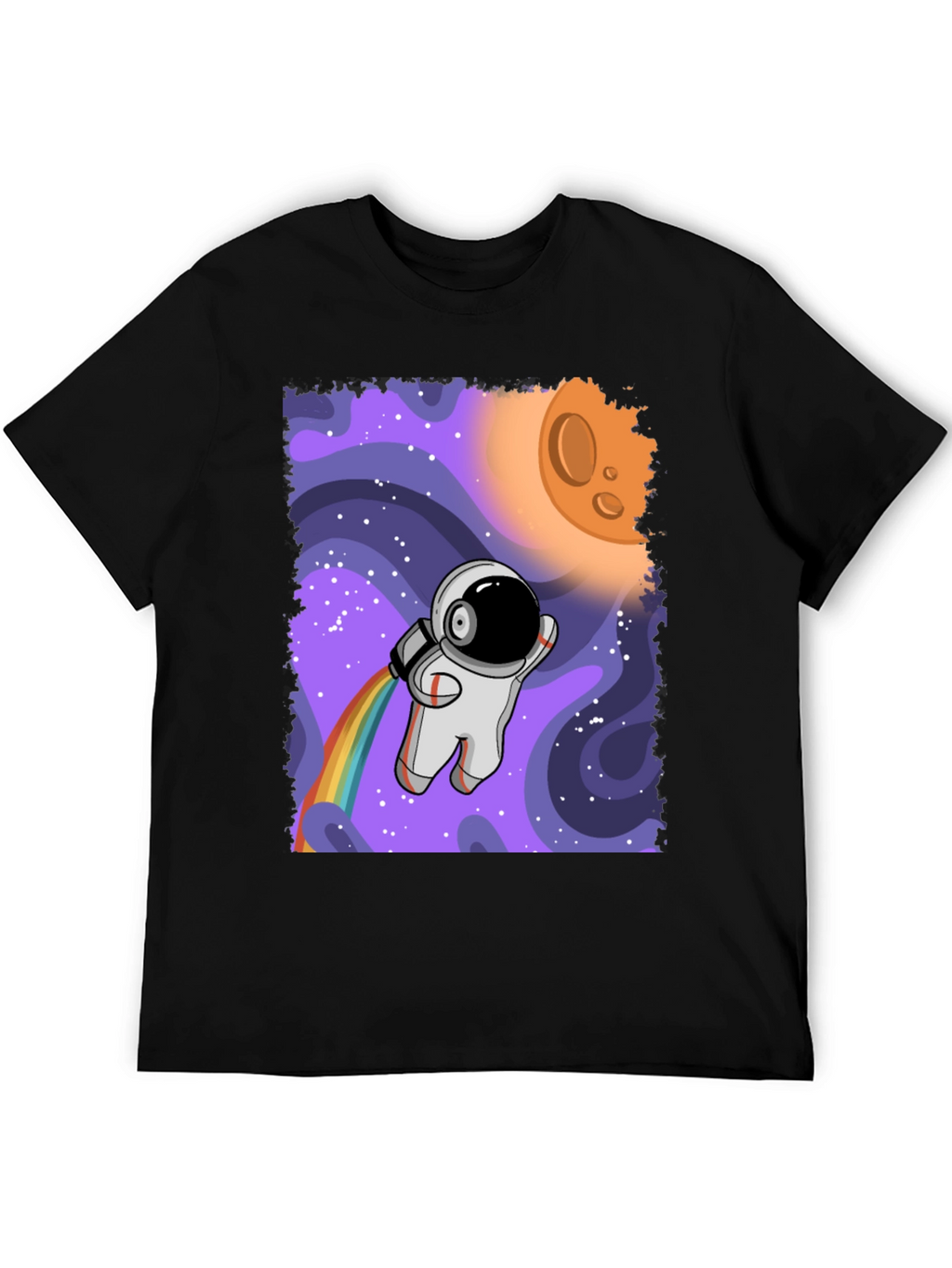 Astronaut Rainbow T-Shirt - Space Adventure