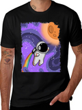 Astronaut Rainbow T-Shirt - Space Adventure