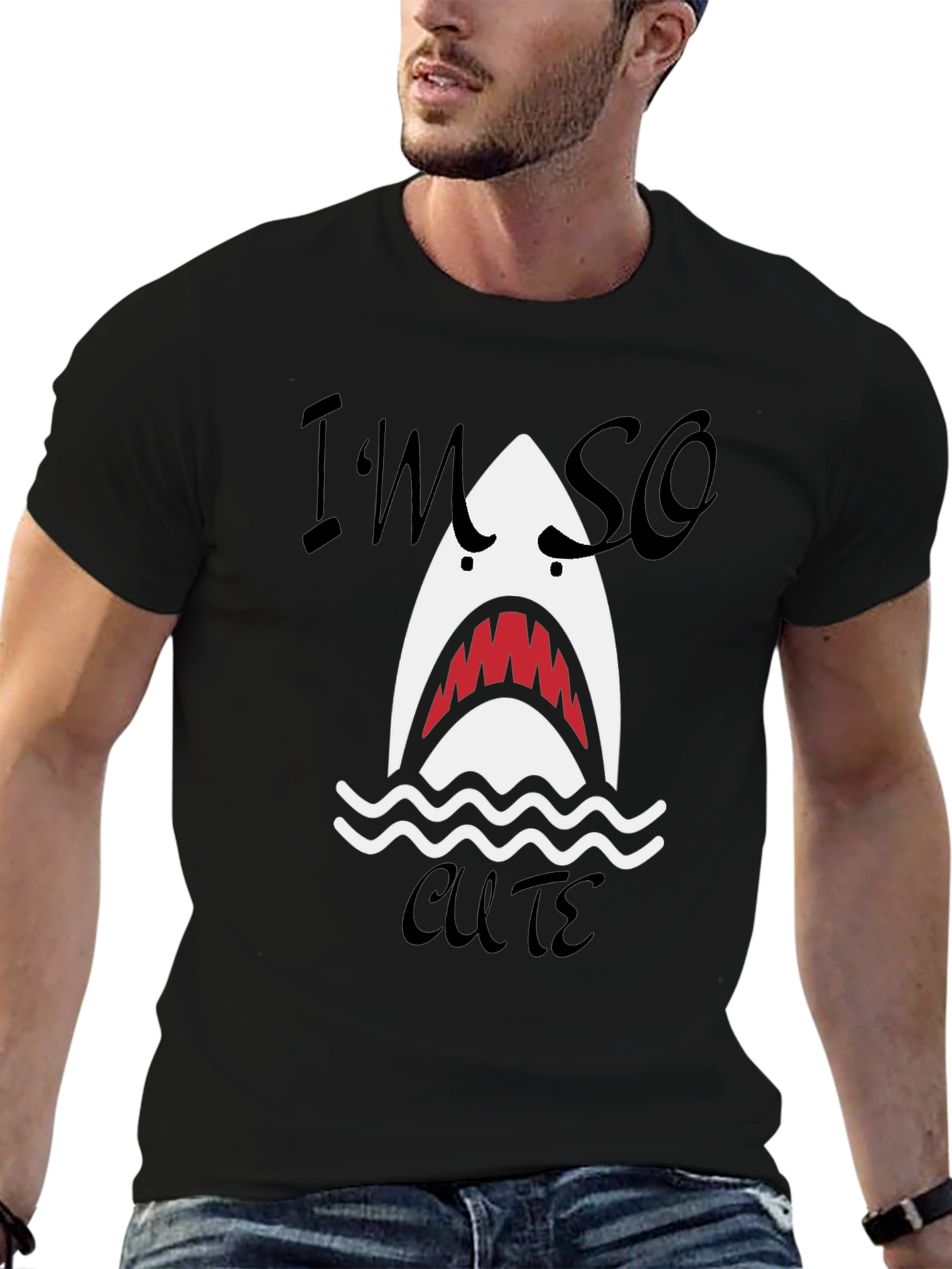 Im So Cute Shark Graphic Tee