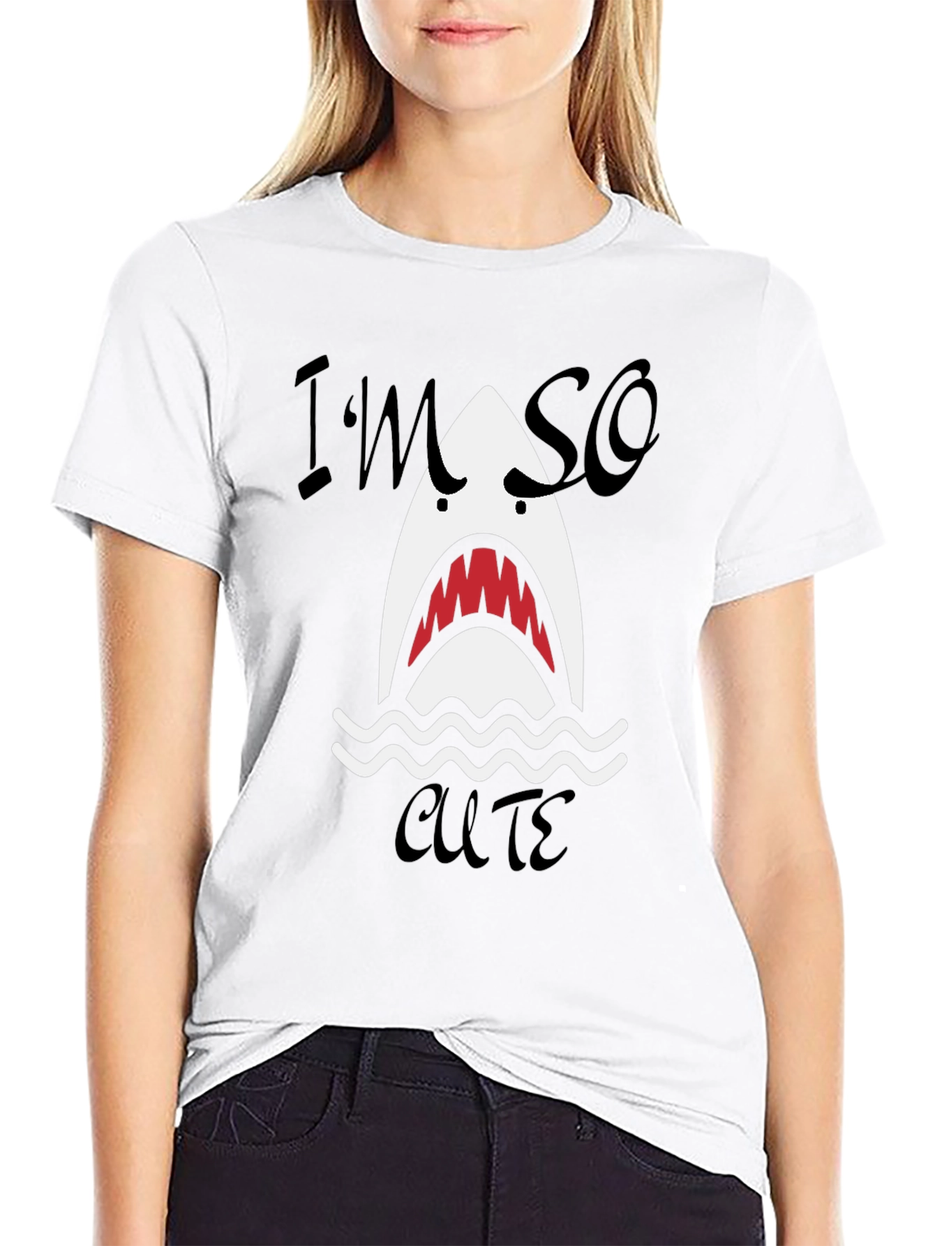 Im So Cute Shark Graphic Tee