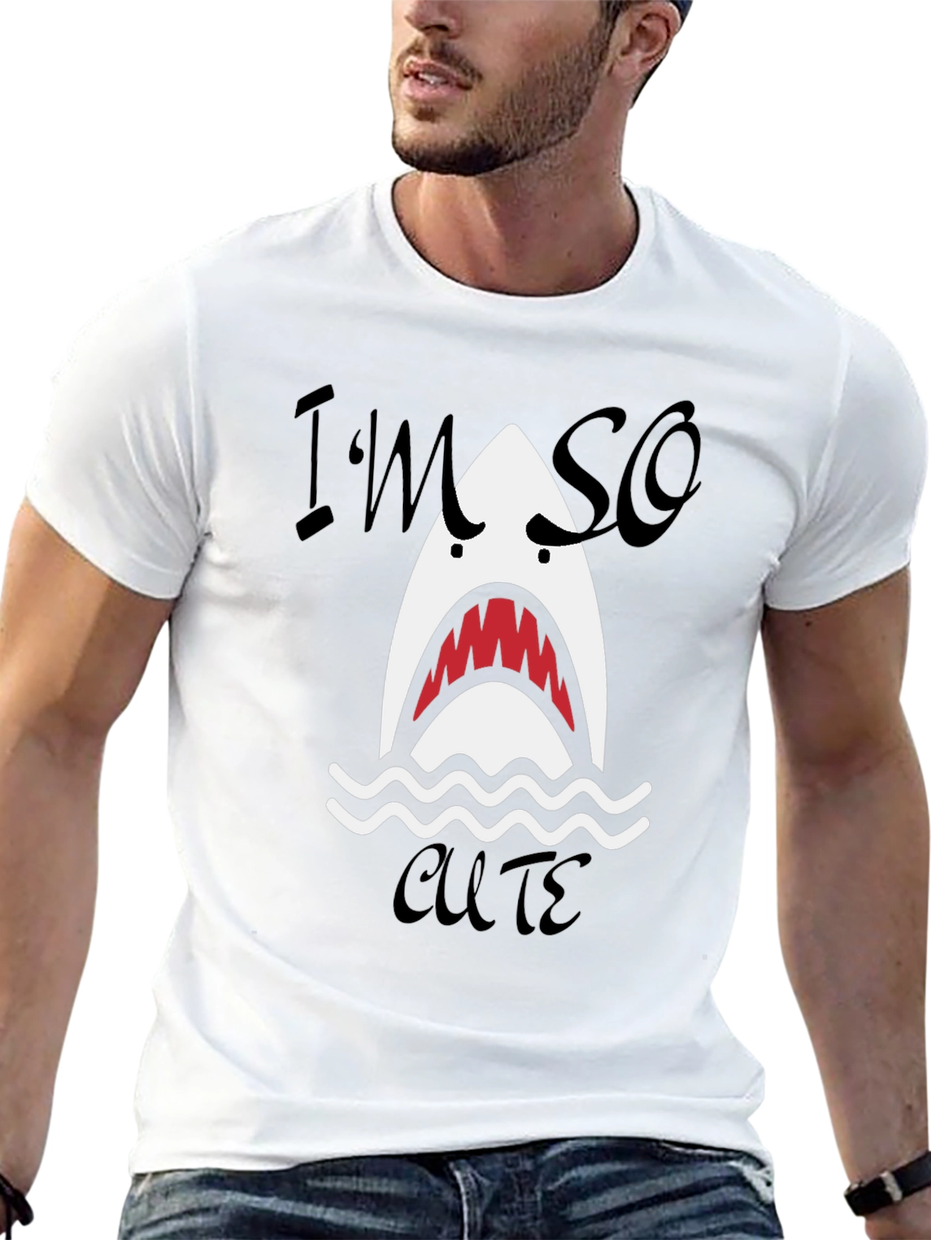 Im So Cute Shark Graphic Tee
