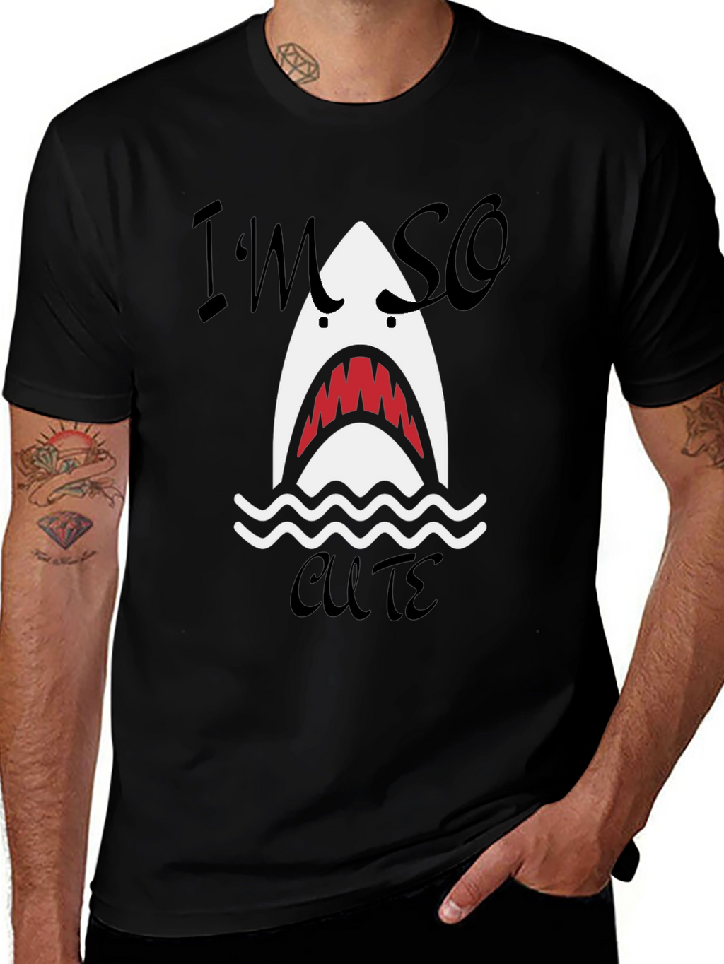 Im So Cute Shark Graphic Tee