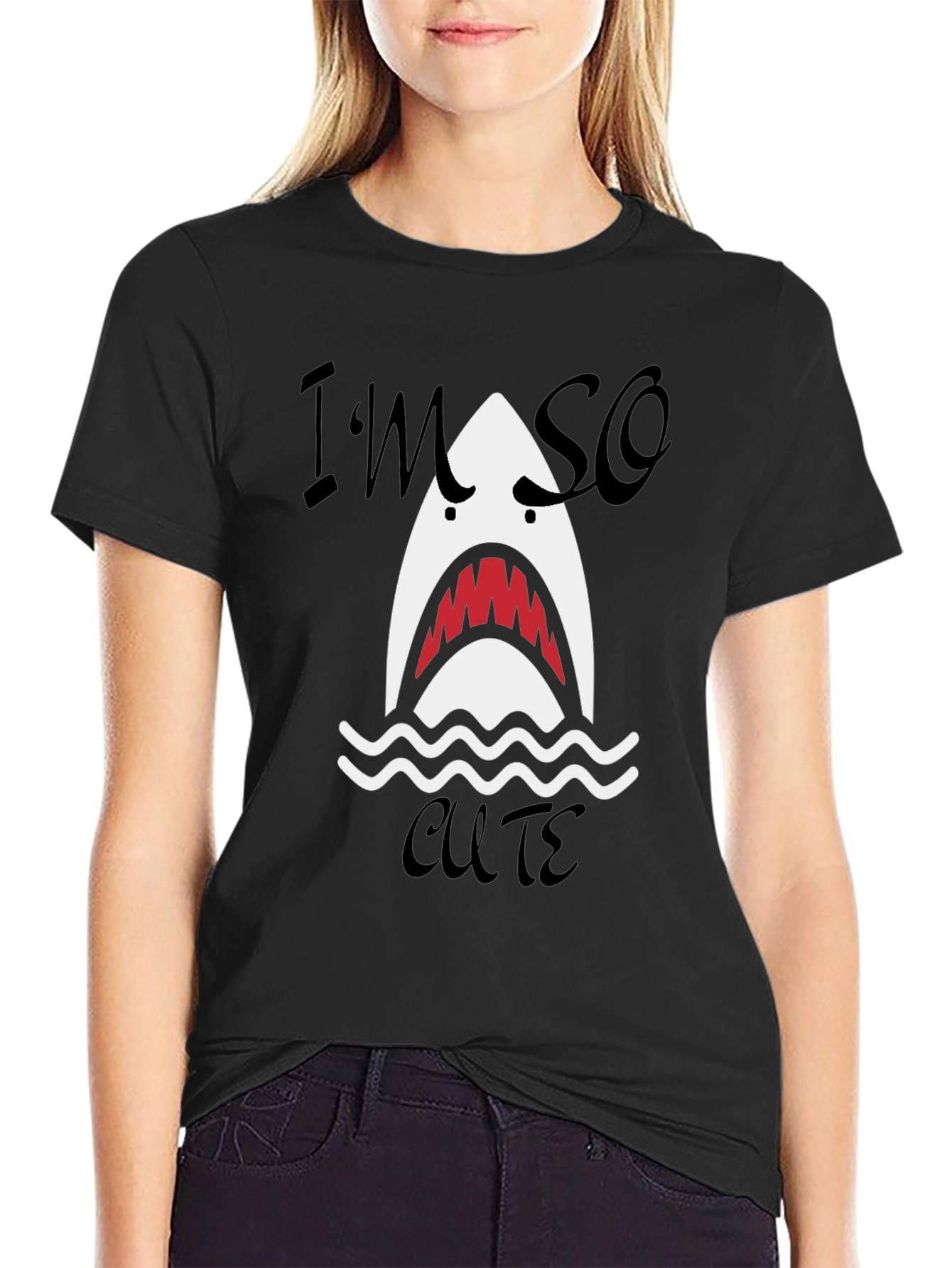Im So Cute Shark Graphic Tee