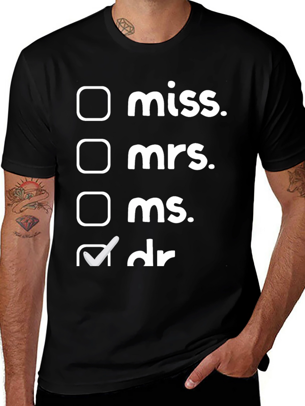 Doctor Title Checklist Funny T-Shirt