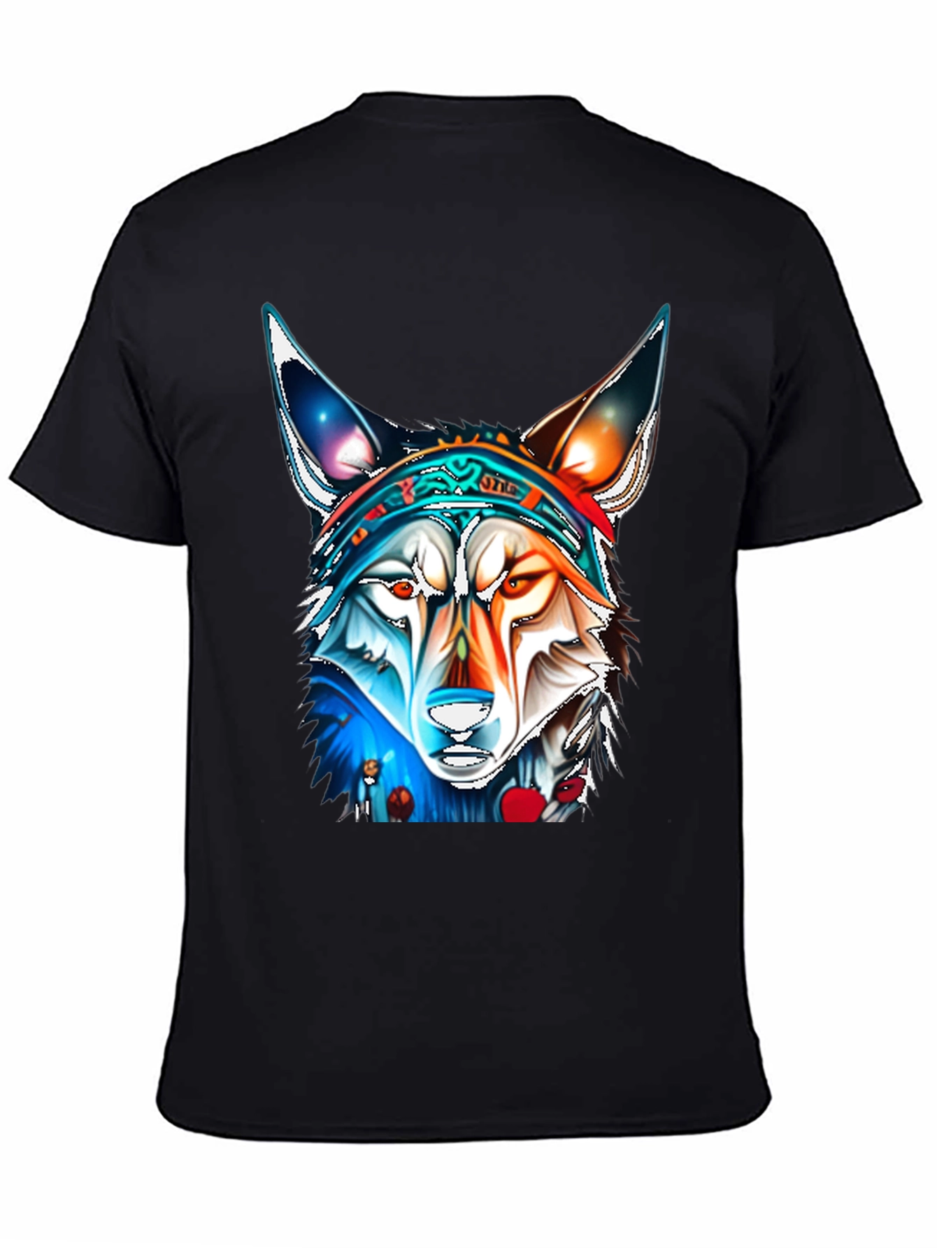 Wolf Graphic Tee - Vivid Art Print