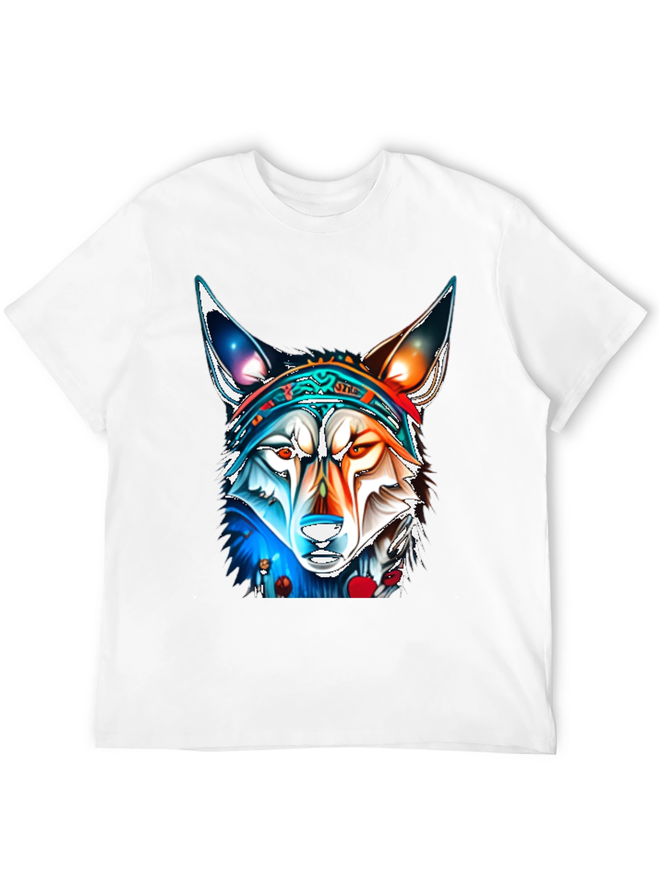 Wolf Graphic Tee - Vivid Art Print