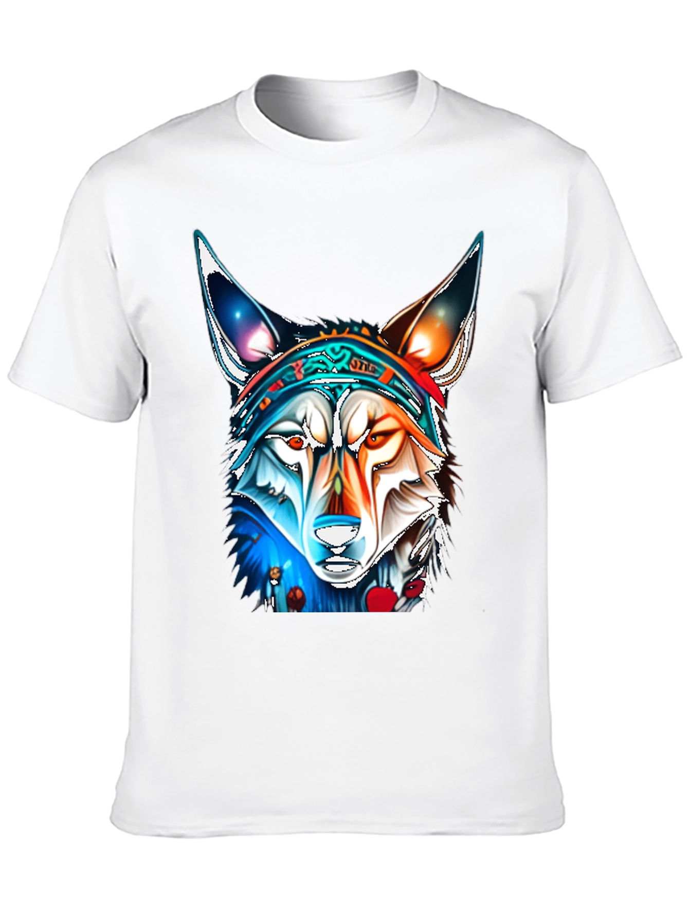 Wolf Graphic Tee - Vivid Art Print