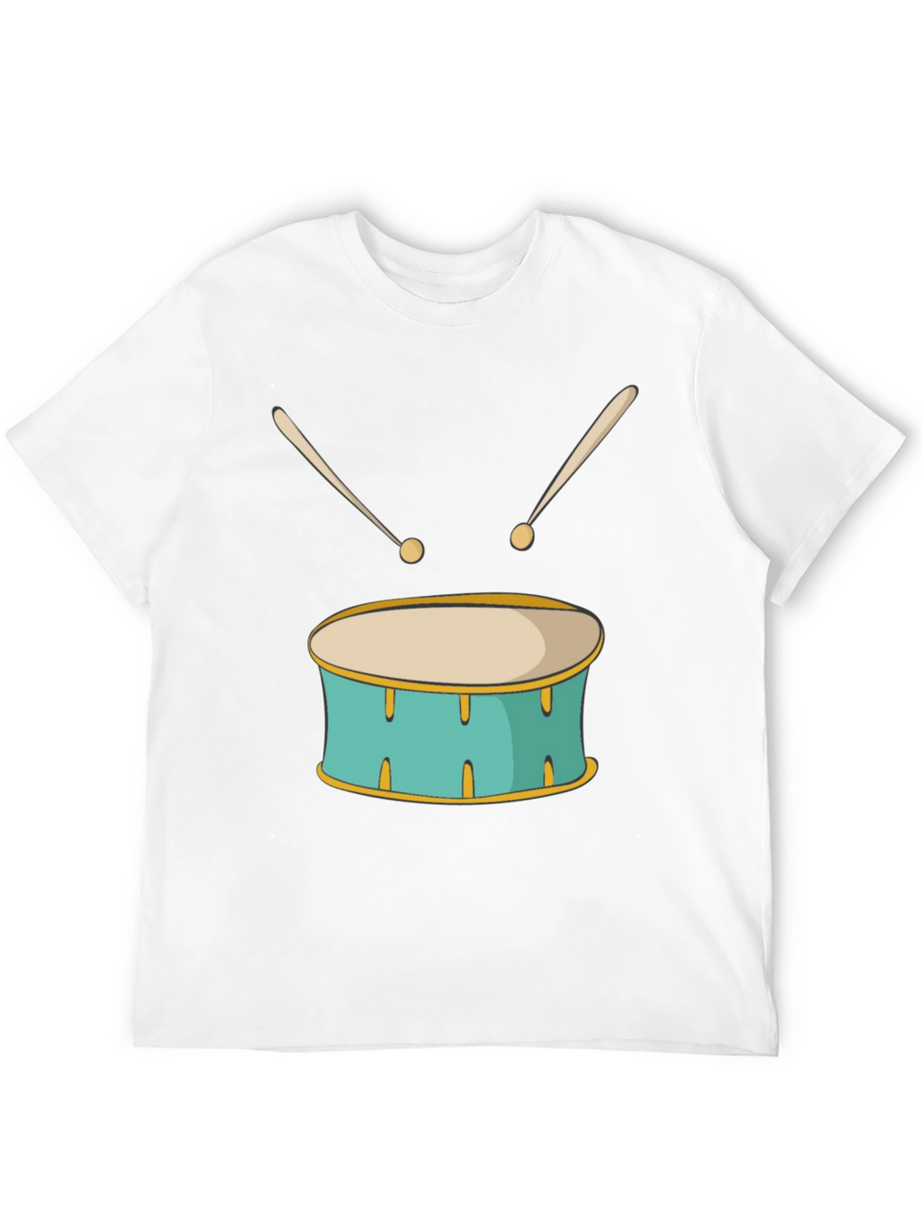 Drum Graphic Black T-Shirt