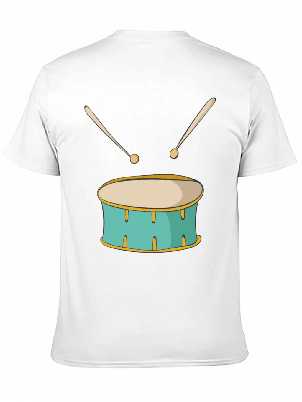 Drum Graphic Black T-Shirt