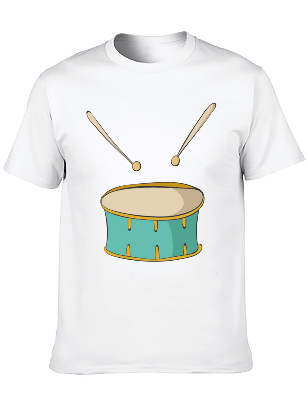 Drum Graphic Black T-Shirt