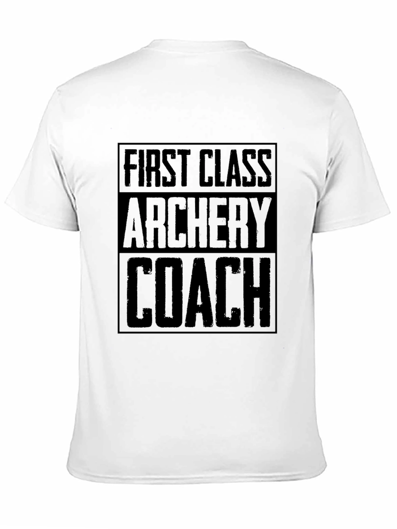 First Class Archery Coach Black T-Shirt