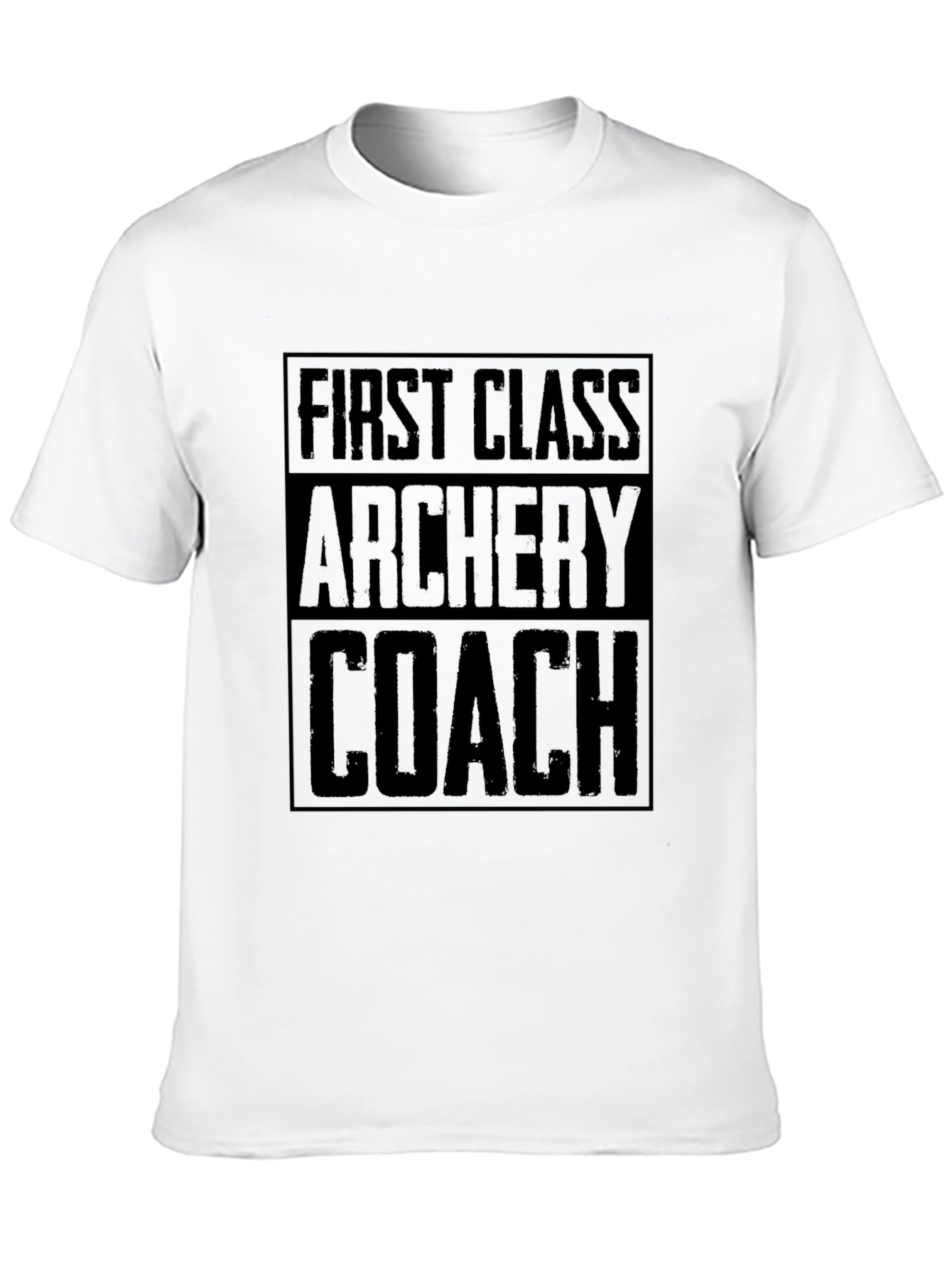 First Class Archery Coach Black T-Shirt