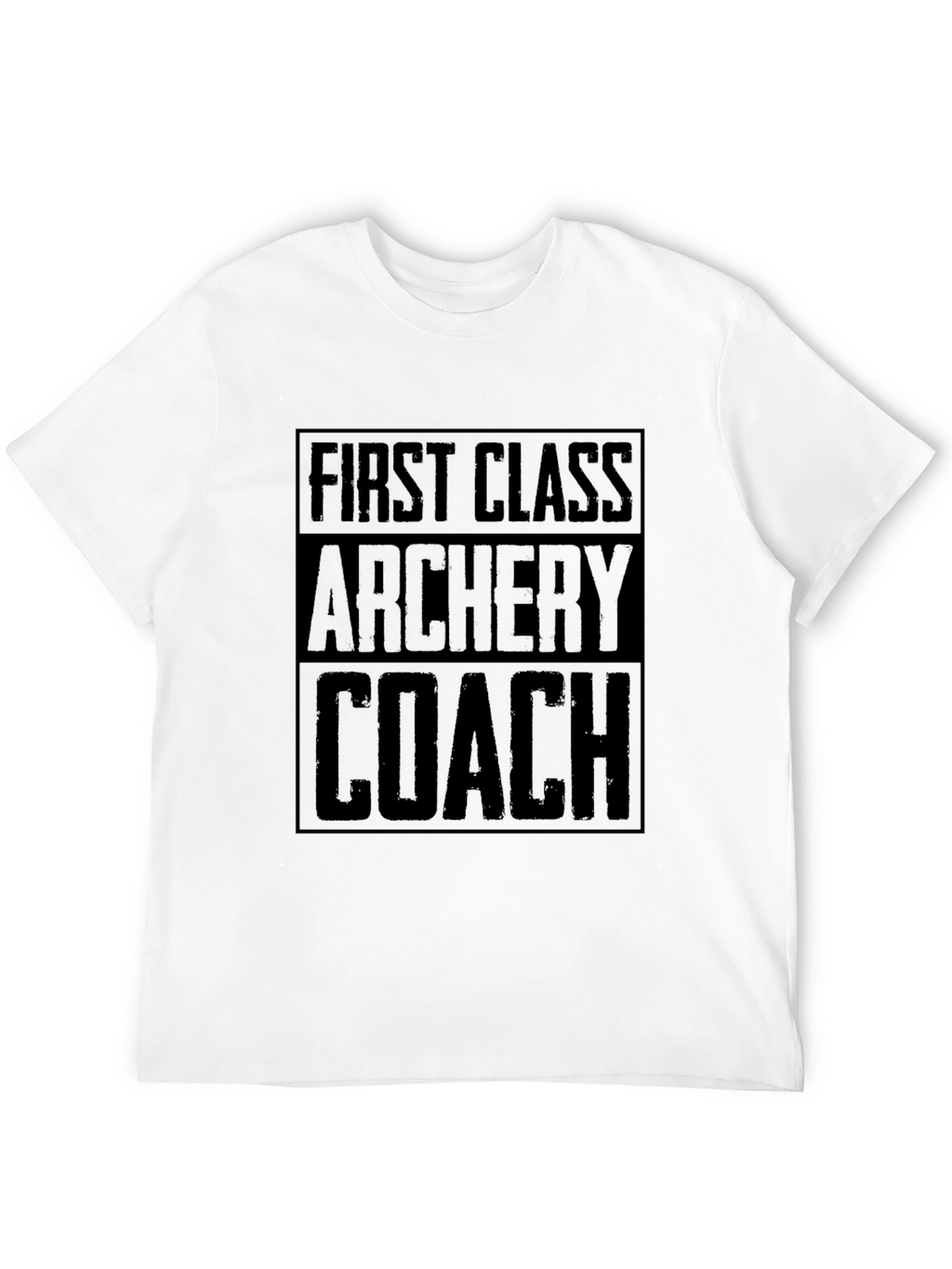 First Class Archery Coach Black T-Shirt