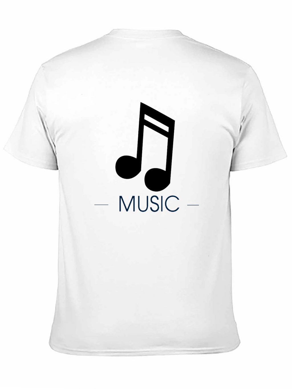 Music Note Black Tee - Stylish Comfort