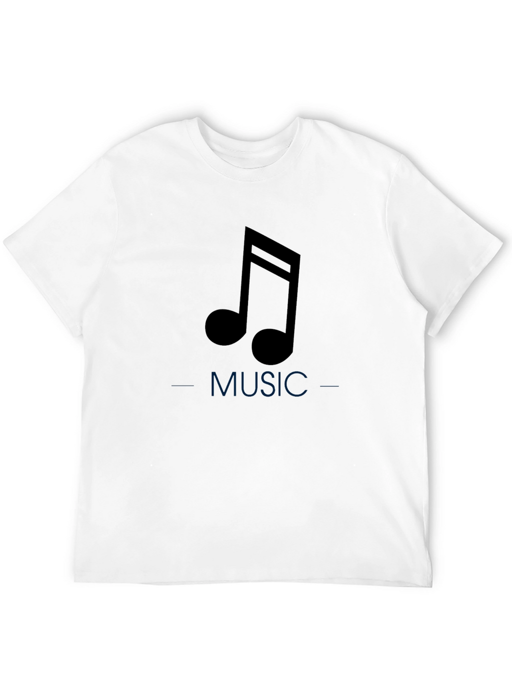 Music Note Black Tee - Stylish Comfort