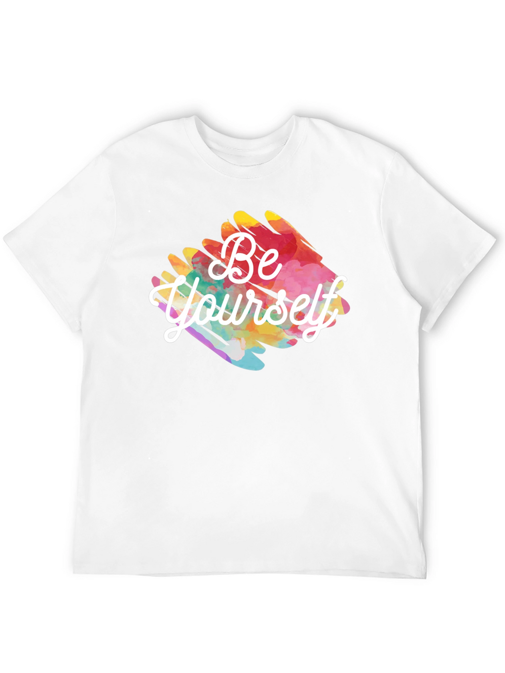 Be Yourself Black Graphic Tee