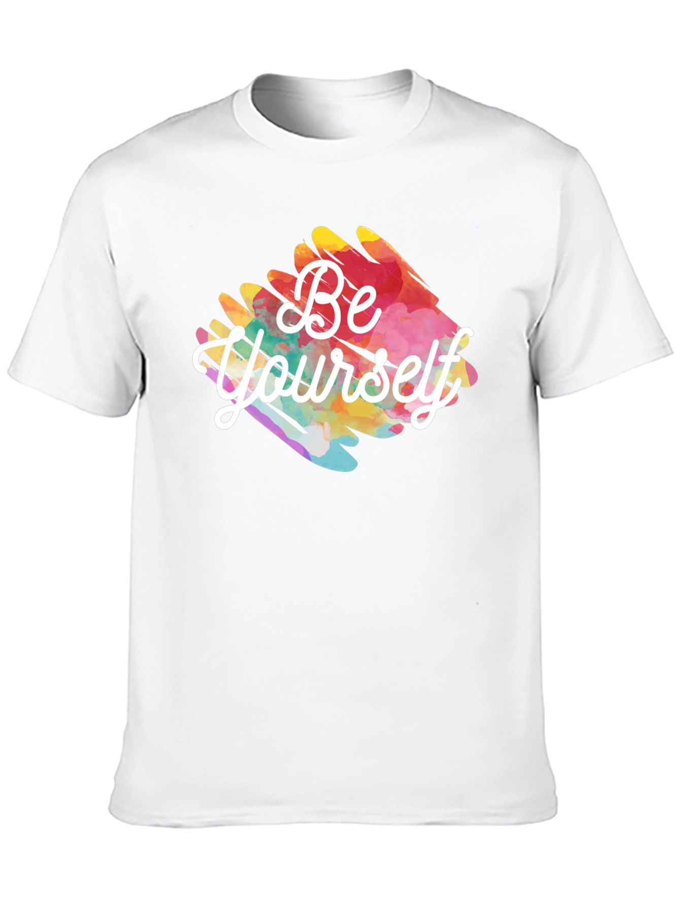 Be Yourself Black Graphic Tee