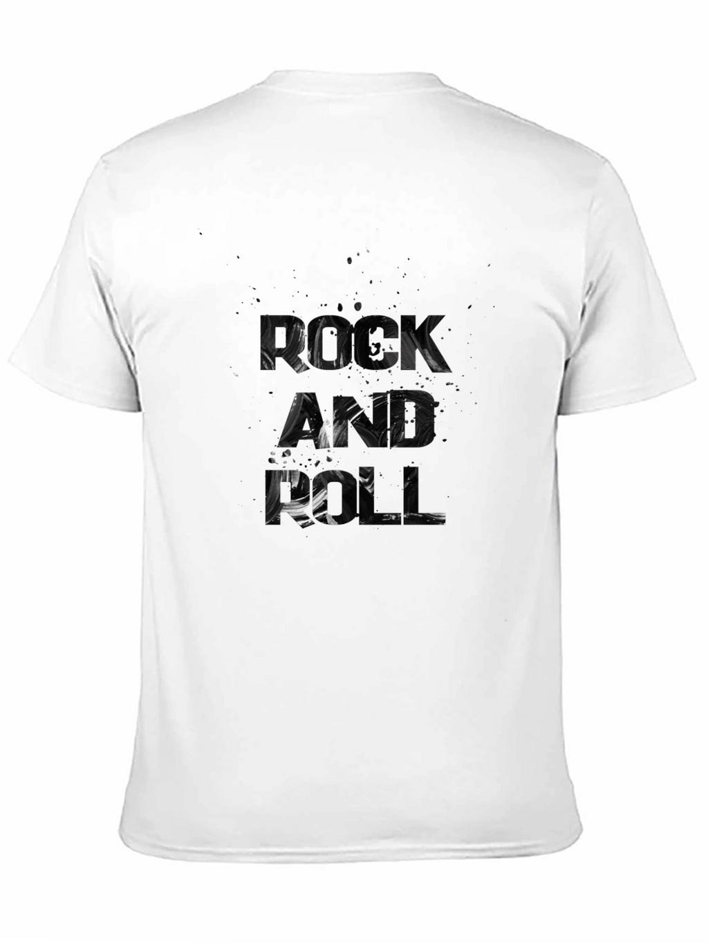 Mens Black Graphic Print T-Shirt