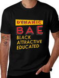 Dynamic BAE Graphic Tee - Black Attractive Educated