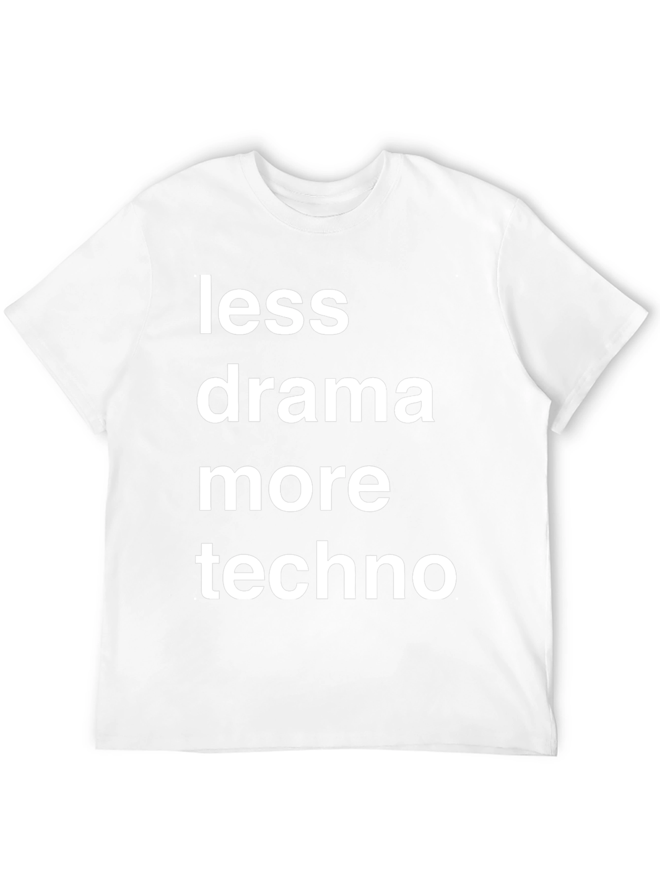 Less Drama More Techno Graphic T-Shirt