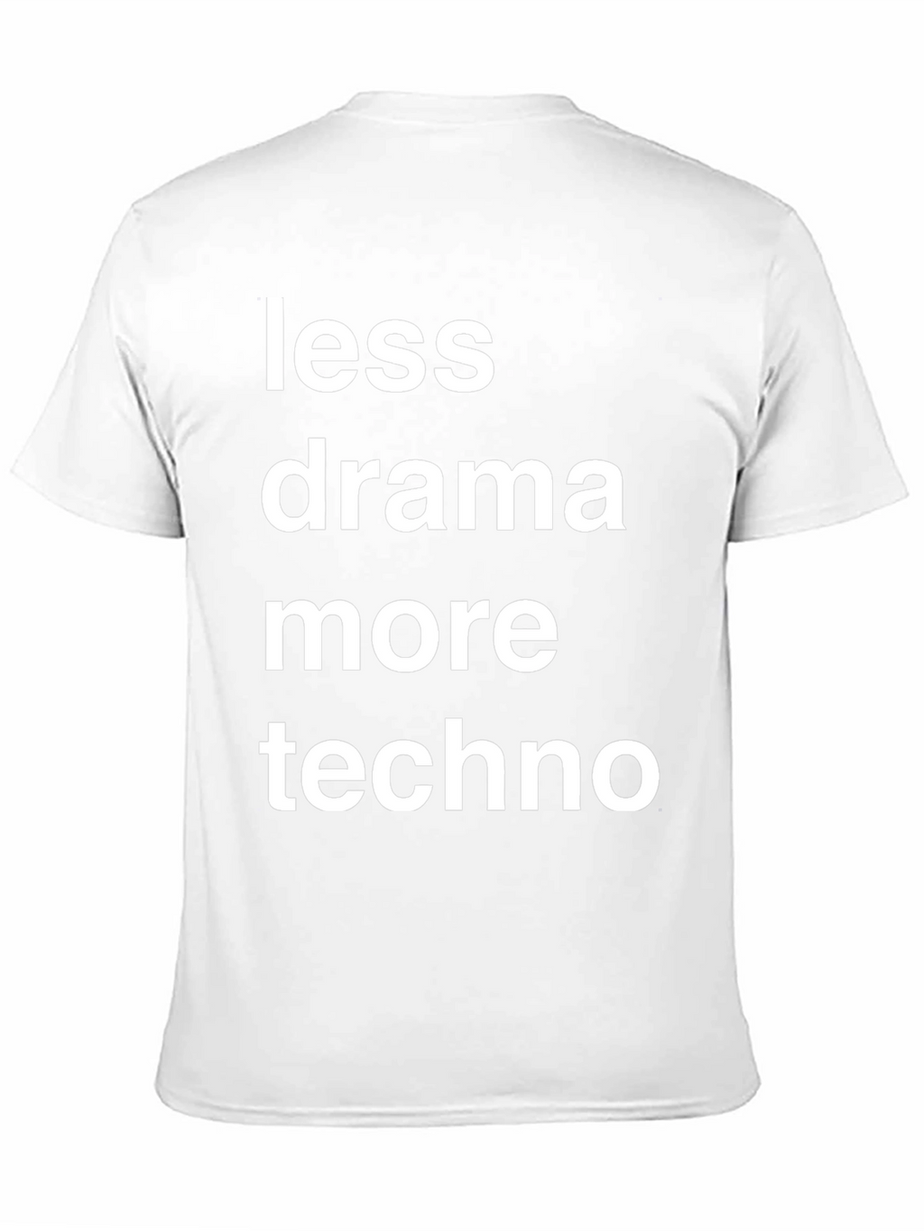 Less Drama More Techno Graphic T-Shirt