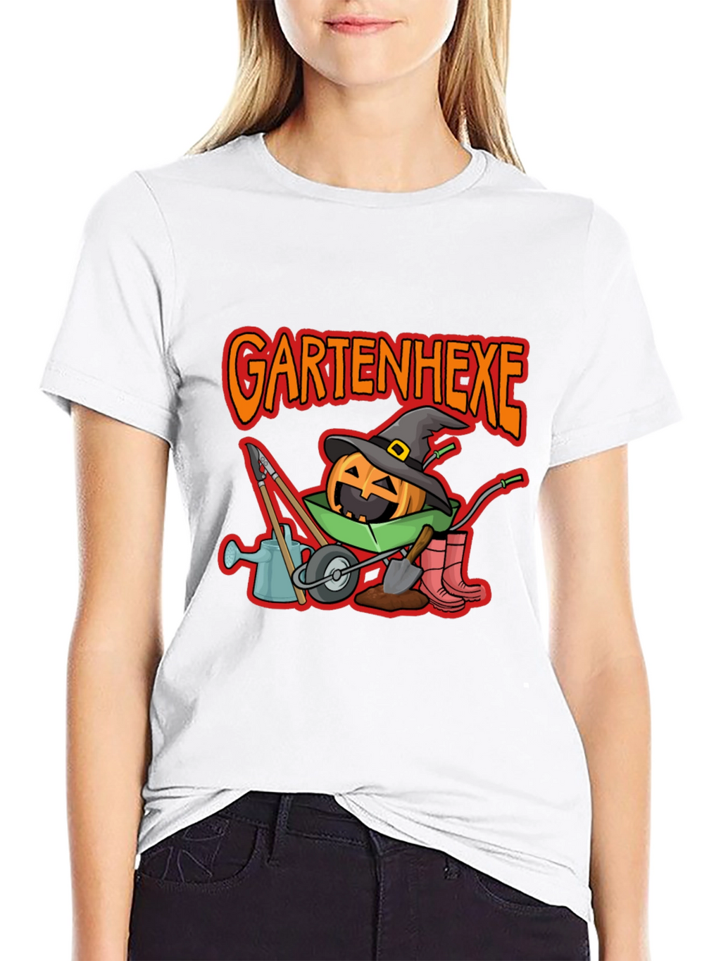 Gartenhexe Pumpkin Halloween T-Shirt
