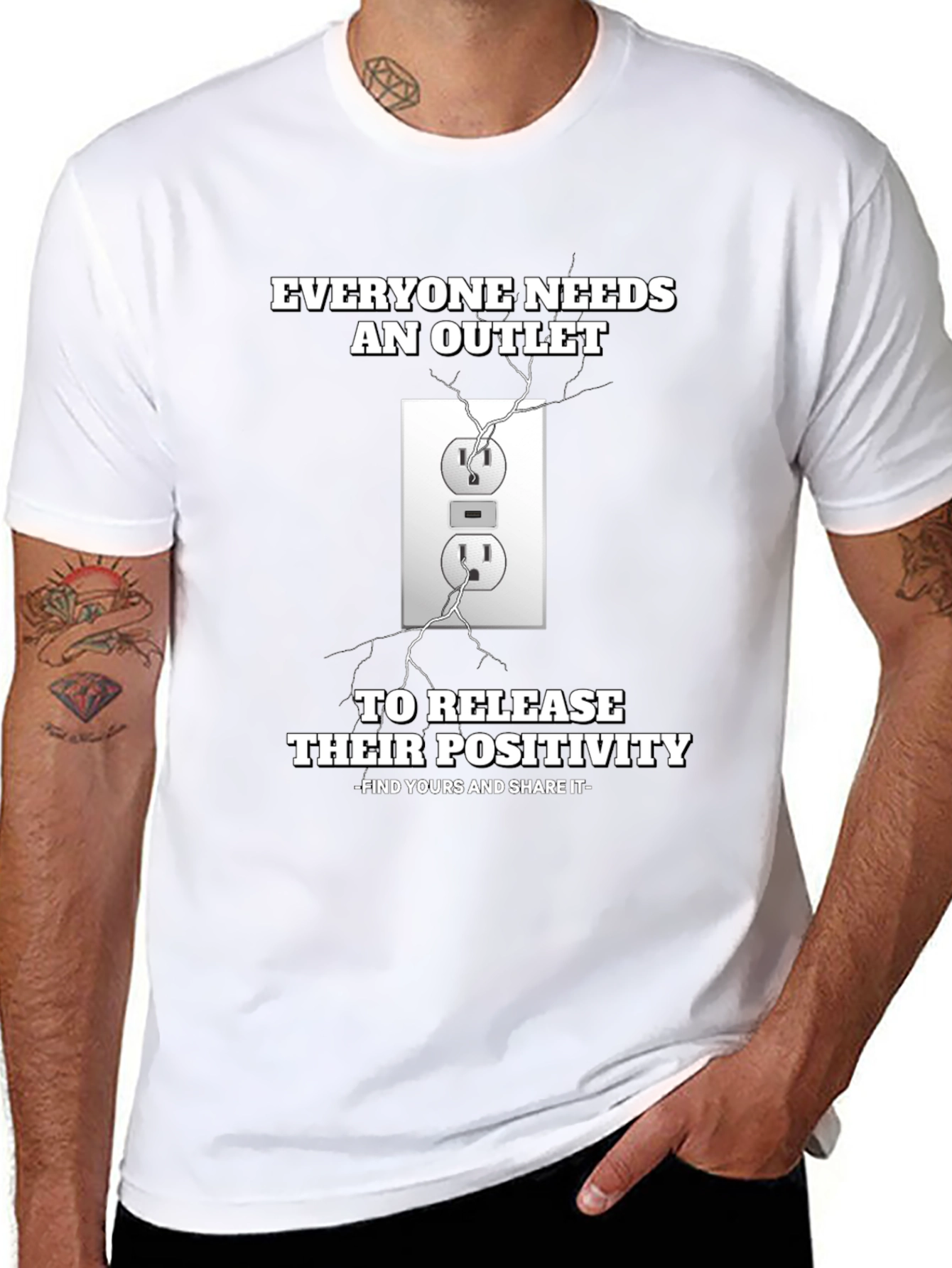Everyone Needs an Outlet T-Shirt - Positivity Release
