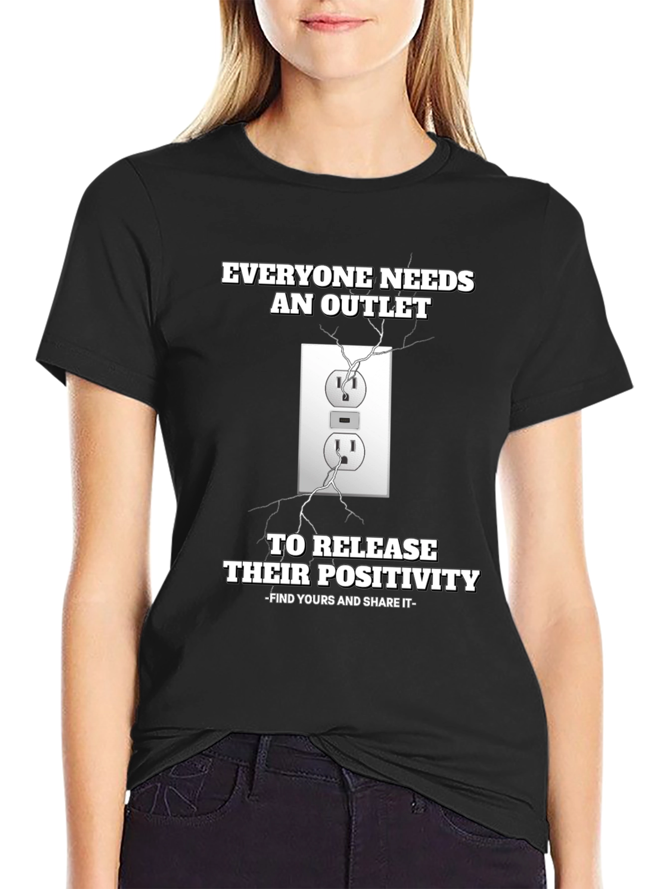 Everyone Needs an Outlet T-Shirt - Positivity Release
