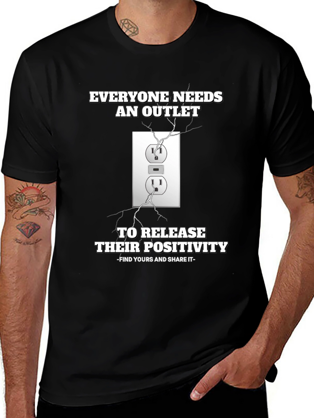 Everyone Needs an Outlet T-Shirt - Positivity Release