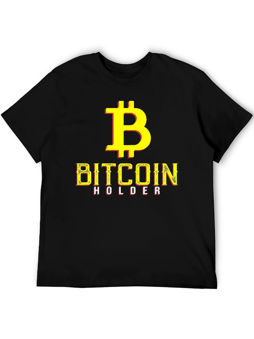 Bitcoin Holder Graphic T-Shirt - Black Crypto Tee