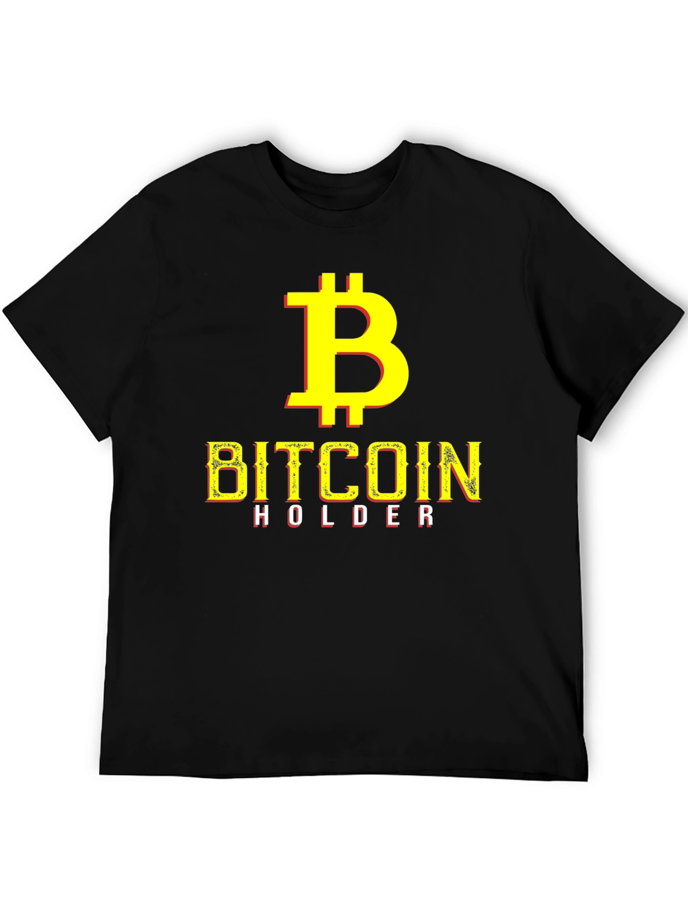 Bitcoin Holder Graphic T-Shirt - Black Crypto Tee